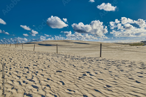 Endless Sandy Dunes of Leba in Poland