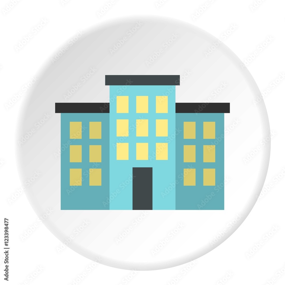 Building icon. Flat illustration of building vector icon for web Building icon. Flat illustration of building vector icon for web