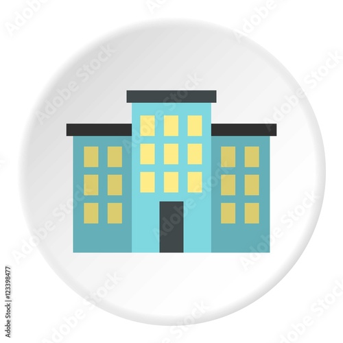 Building icon. Flat illustration of building vector icon for web