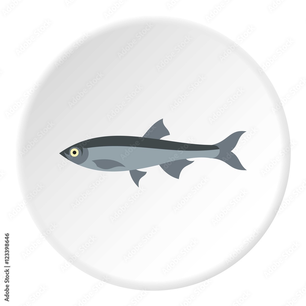Fototapeta premium Herring icon. Flat illustration of herring vector icon for web