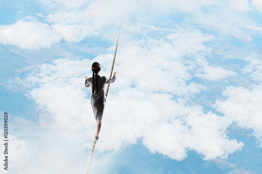 Obraz premium Go it blind . Mixed media