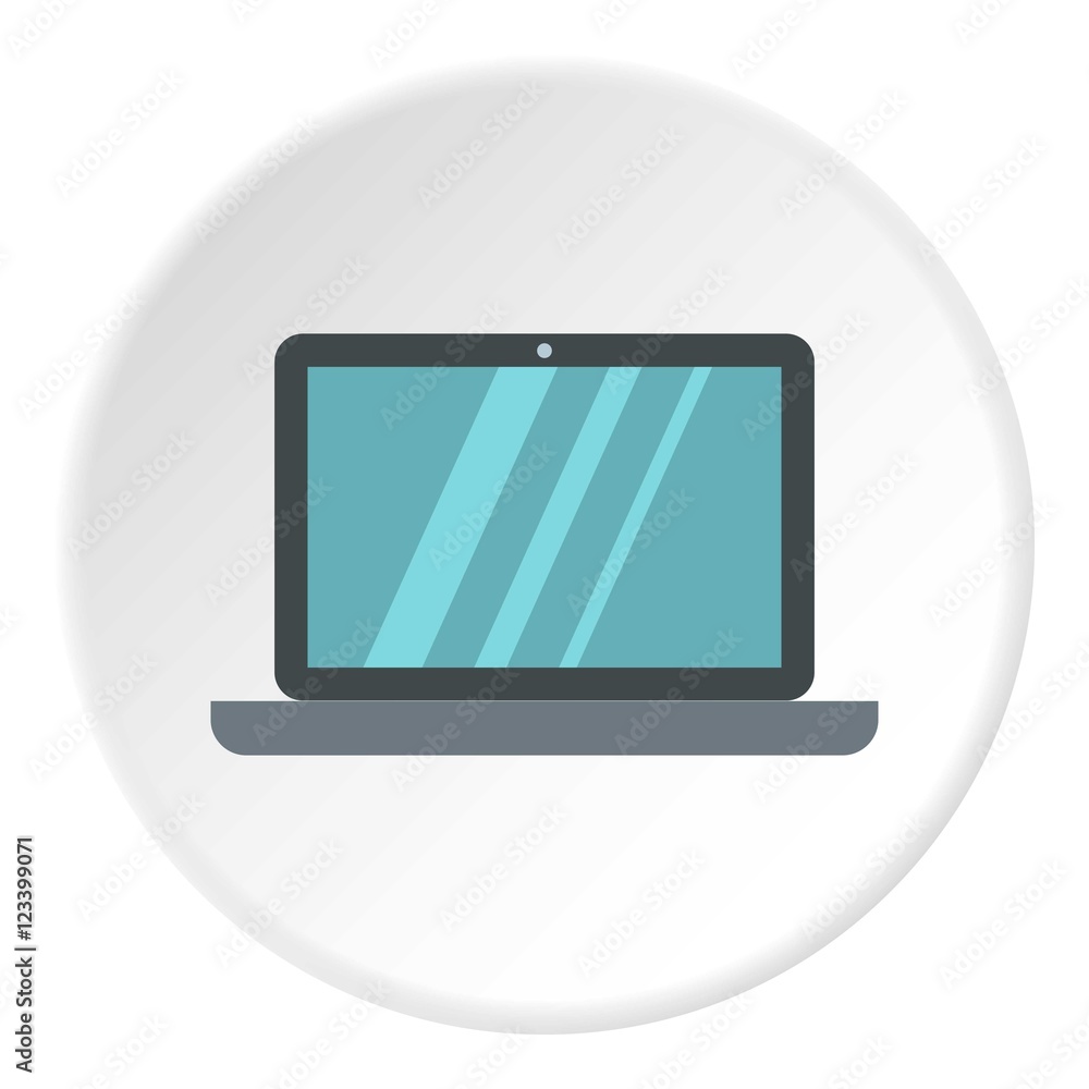 Laptop icon. Flat illustration of laptop vector icon for web Laptop icon. Flat illustration of laptop vector icon for web