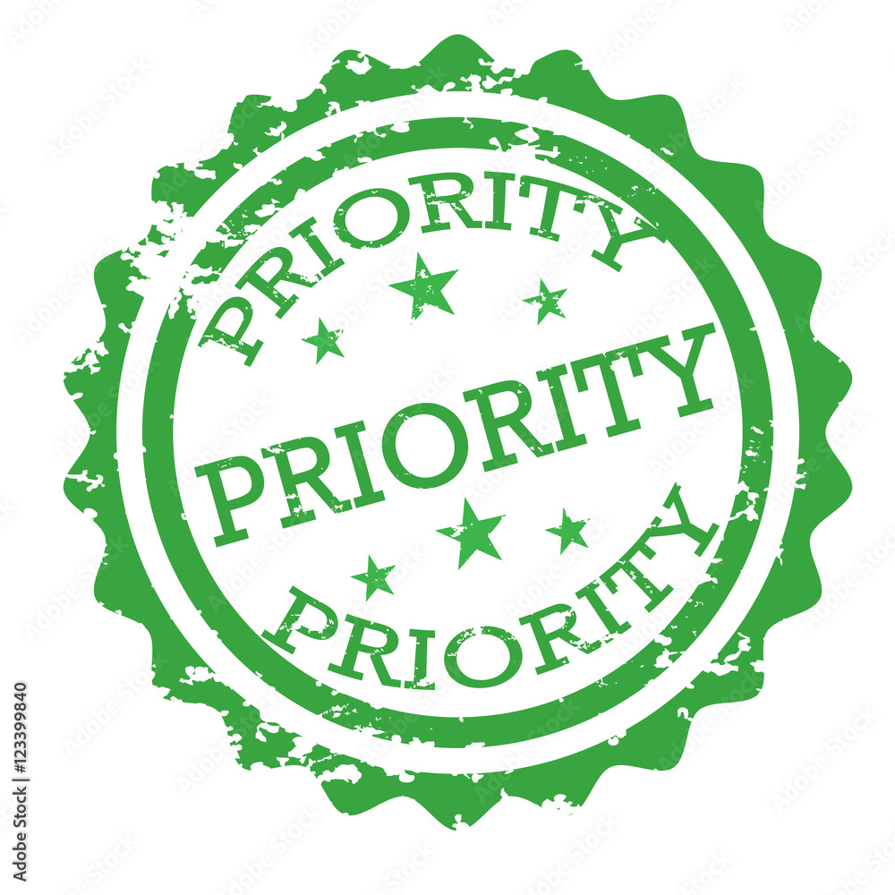 Priority stamp Priority stamp