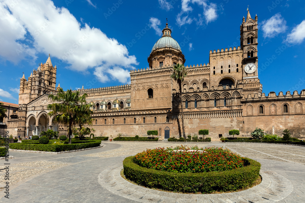 Palermo Cathedral built in 1179-85, is characterized by the presence of different styles, due to a long history of additions, alterations and restorations.