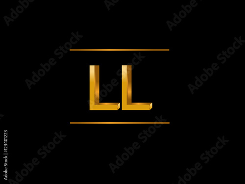 LL Initial Logo for your startup venture