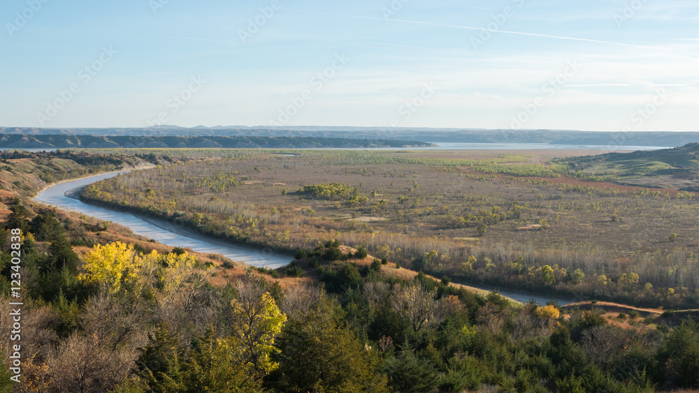 Obraz premium Mouth of the White River