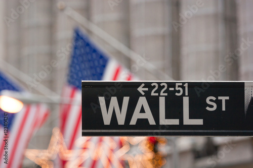 Wall Street sign