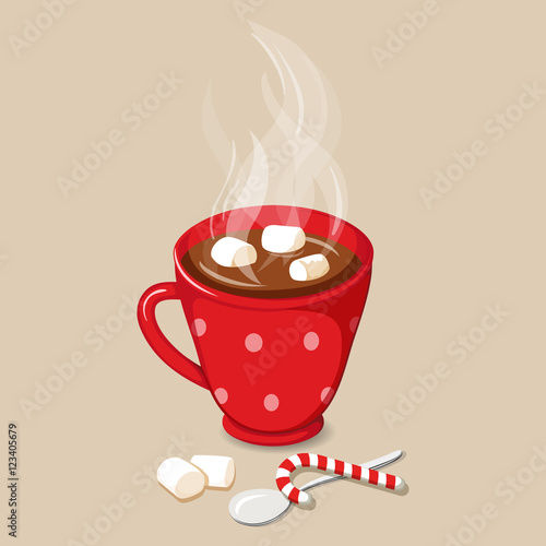 Hot chocolate with marshmallows