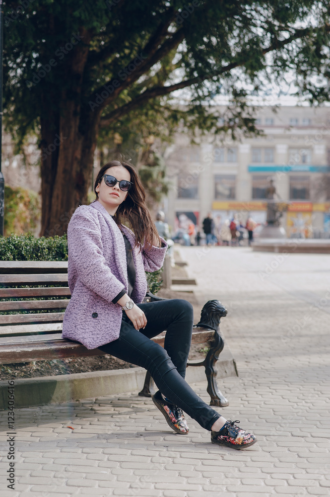 Fototapeta premium beautiful young model