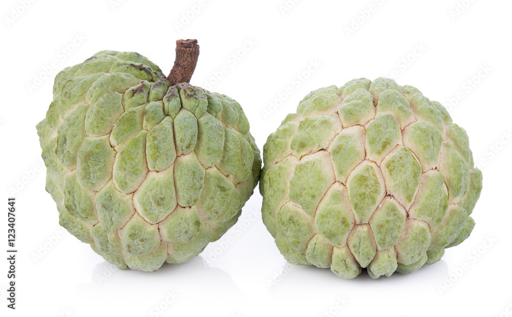 Sugar Apple on white background Sugar Apple on white background