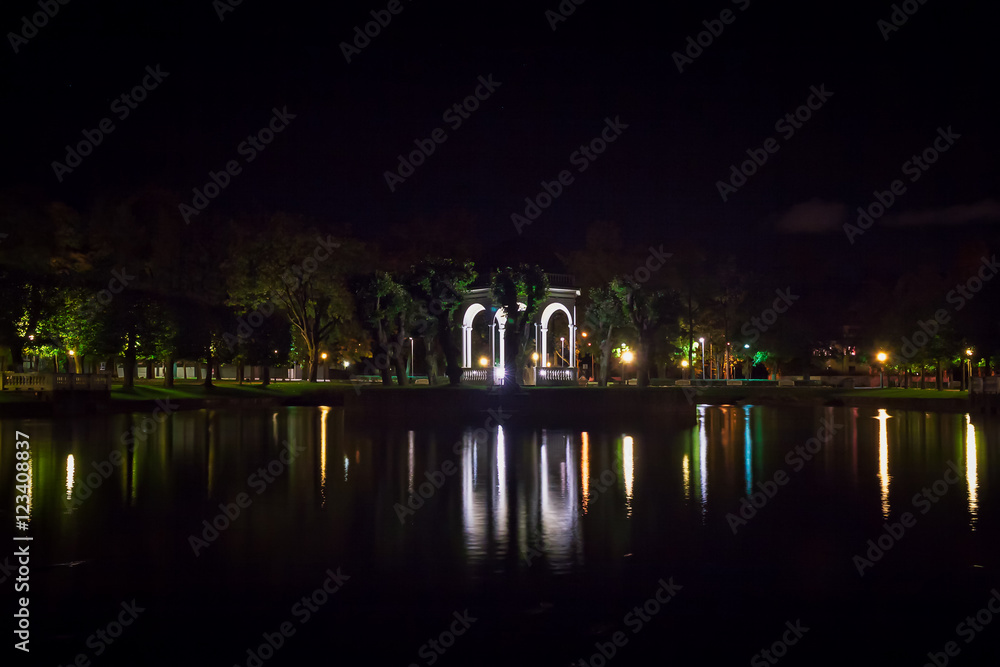 Fototapeta premium Little Gazebo On An Island