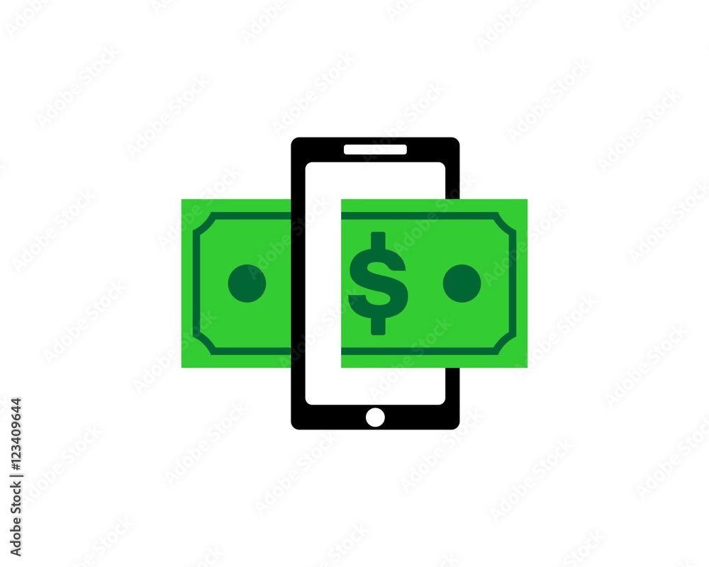 Mobile money logo template Mobile money logo template
