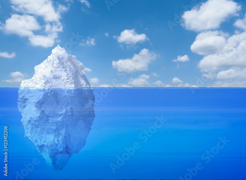 iceberg floating photo