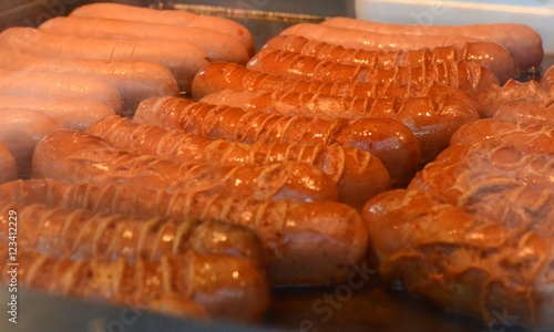 grilled sausage (Bratwurst)