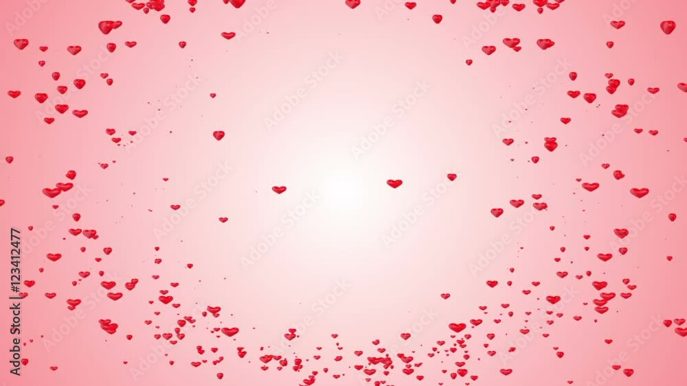 3d Heart Background_particle_abstruct 3d Heart Background_particle_abstruct