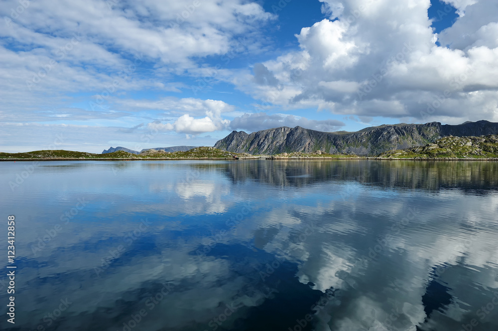 landscape of Mageroya Island, Norway