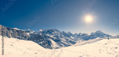 Spectacular mountain panorama. © anzebizjan