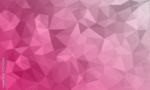 abstract Red background, low poly textured triangle shapes in ra