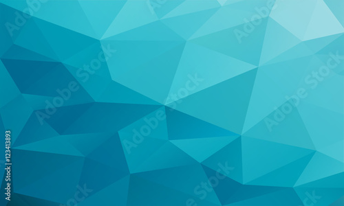 abstract Green background, low poly textured triangle shapes in