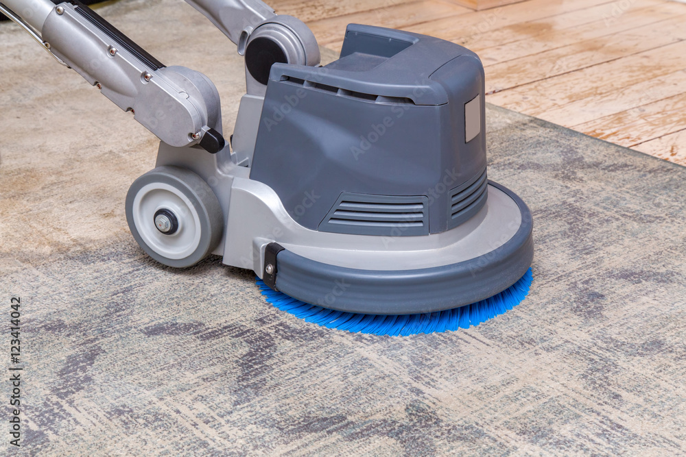 Carpets chemical cleaning with professionally disk machine. Early spring cleaning or regular clean up. Carpets chemical cleaning with professionally disk machine. Early spring cleaning or regular clean up.
