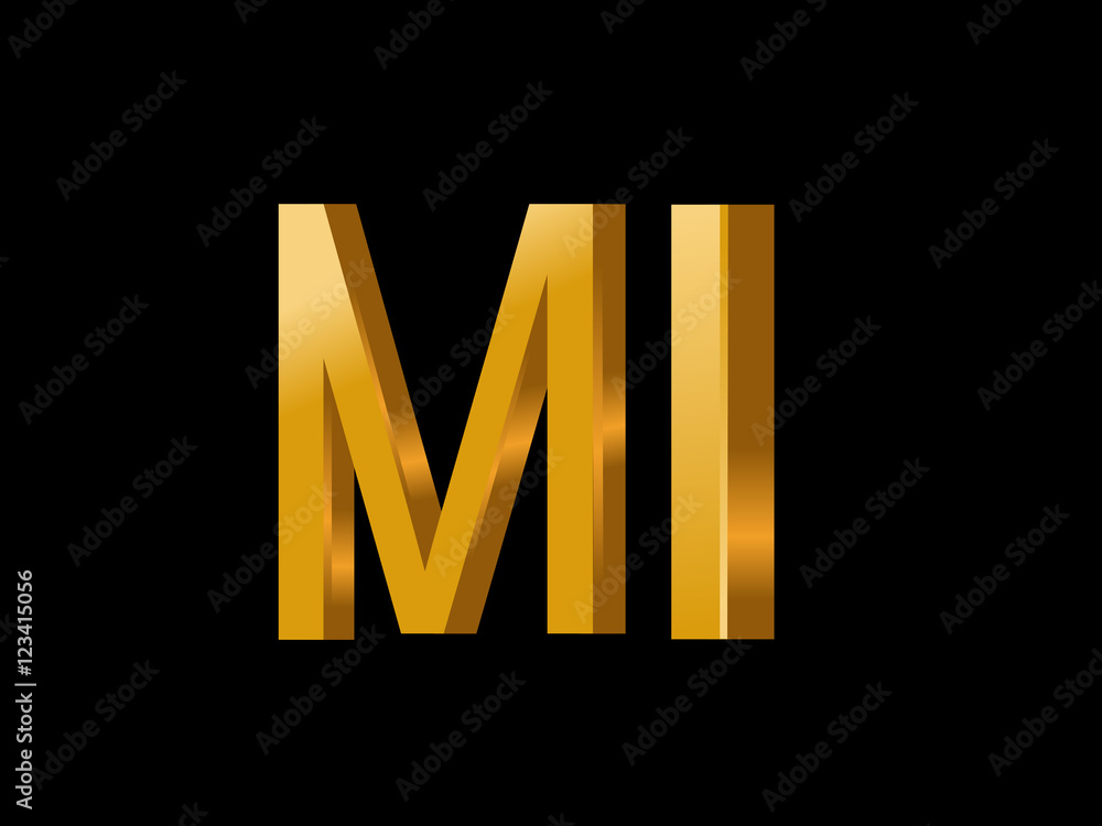 MI Initial Logo for your startup venture MI Initial Logo for your startup venture