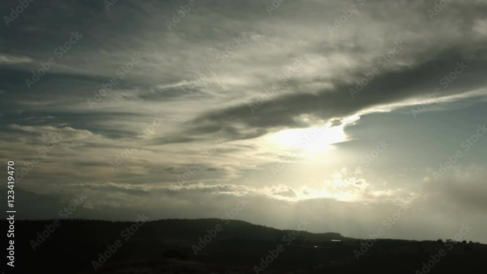Sunset of Takabocchikogen wide angle, no color grade Sunset of Takabocchikogen wide angle, no color grade