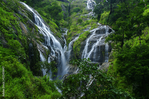 Deep forest waterfall in Thailand