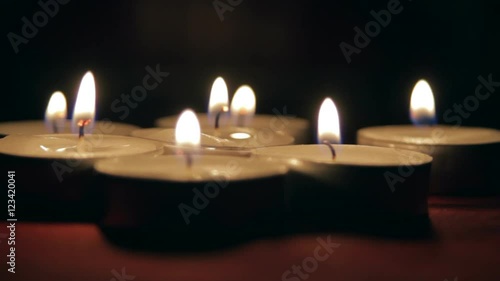 Wallpaper Mural Beautiful Candles In A Romantic Setting, Valentine's Day Candles, Pan Torontodigital.ca