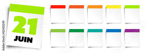 Calendrier à feuilles