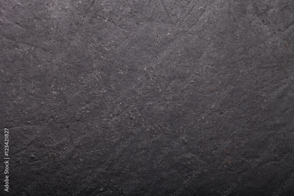 Obraz premium The bottom of the old cast-iron frying pan