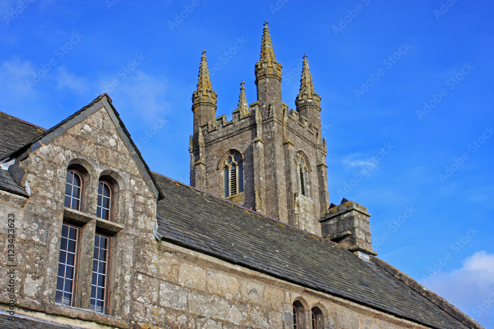 Fototapeta premium St Pancras church, Widecombe-in-the-moor