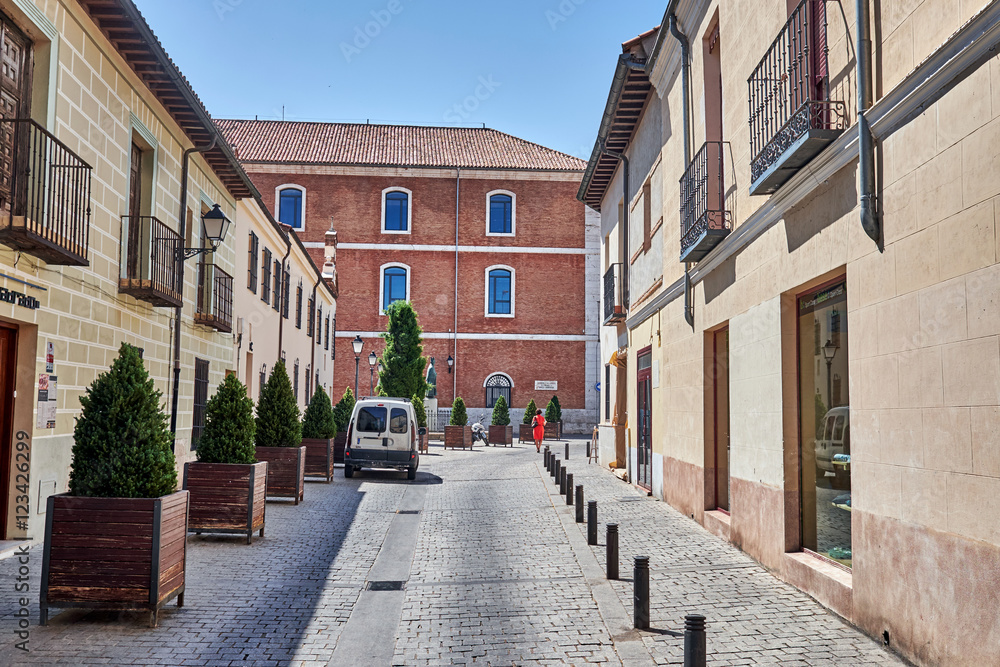 Landscapes, streets, monuments, houses  and old buildings of the town of Alcala de Henares, Spain
