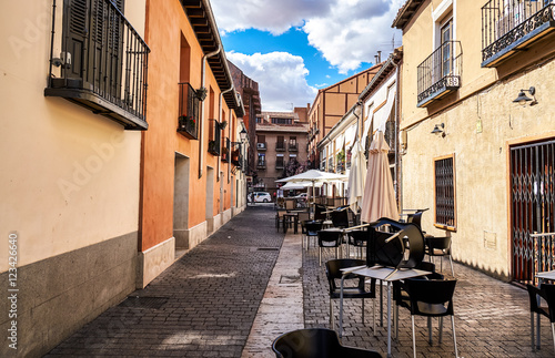 Landscapes  streets  monuments  houses  and old buildings of the town of Alcala de Henares  Spain  