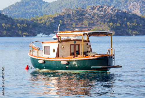 Typical yacht in Selimiye Port, Marmaris