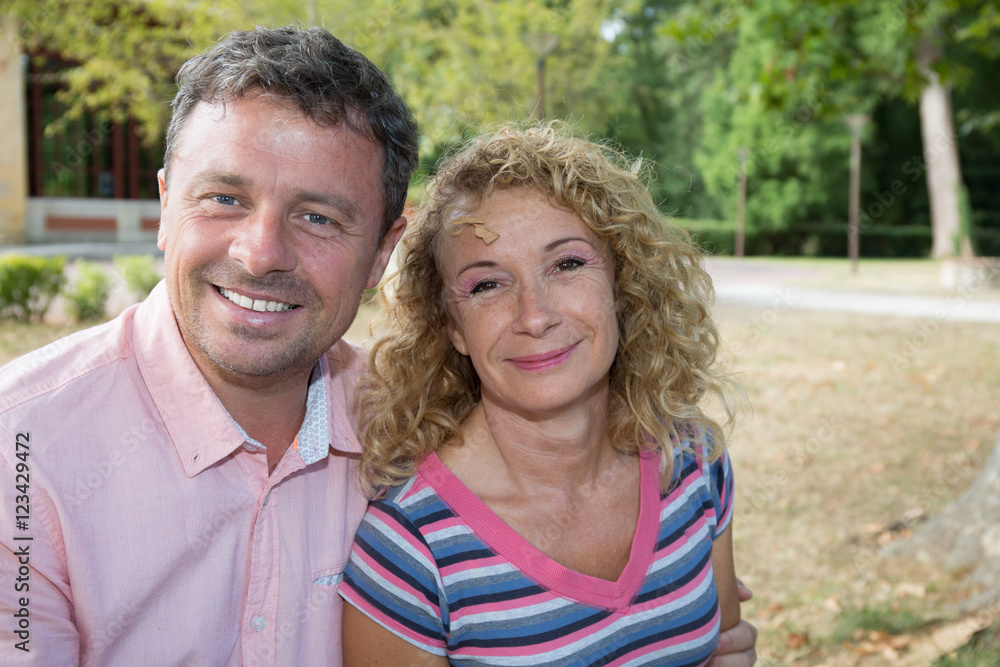 Happy senior couple in love. Park outdoors. Happy senior couple in love. Park outdoors.
