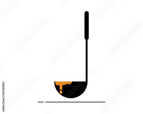 Soup ladle icon