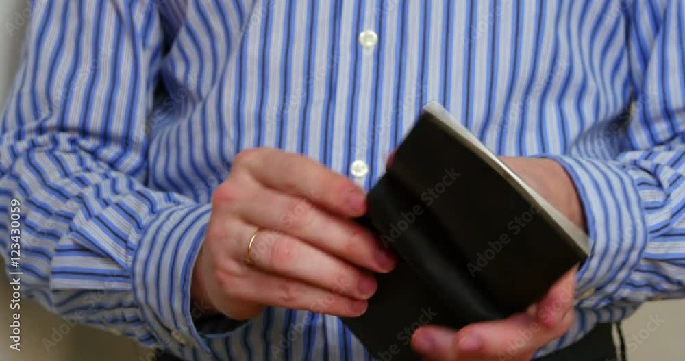 Mans Hand Counting Euro Notes Mans Hand Counting Euro Notes