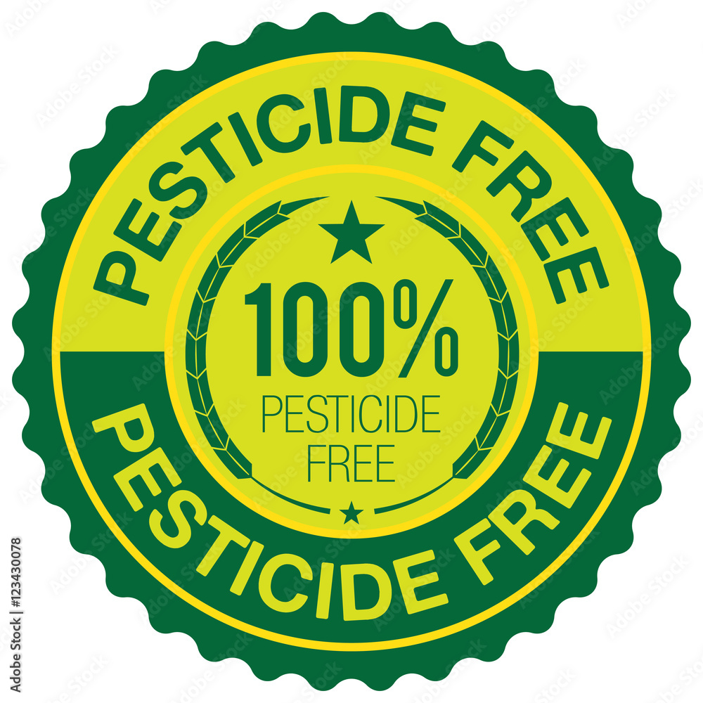 Pesticide Free badge Stock Vector Adobe Stock