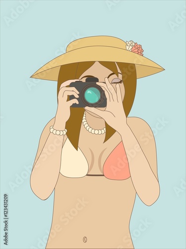 Photographer girl.