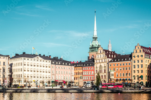 Buildings and Streets of Stockholm  Sweden