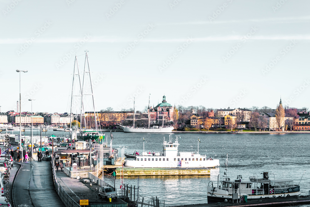 Boats and Buildings of Stockholm, Sweden