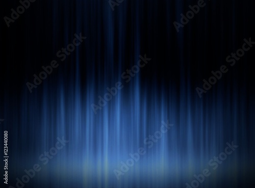 Blue lighting center graphic dark image