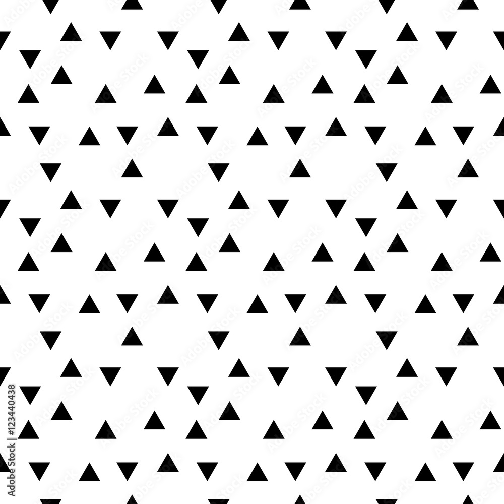 Abstract geometric black and white hipster fashion random triangle pattern Abstract geometric black and white hipster fashion random triangle pattern