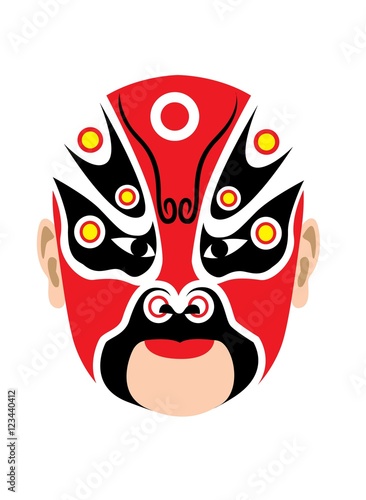 Chinese Peking opera mask