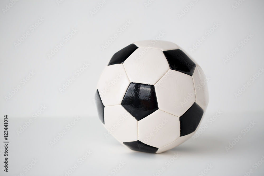 close up of football or soccer ball close up of football or soccer ball