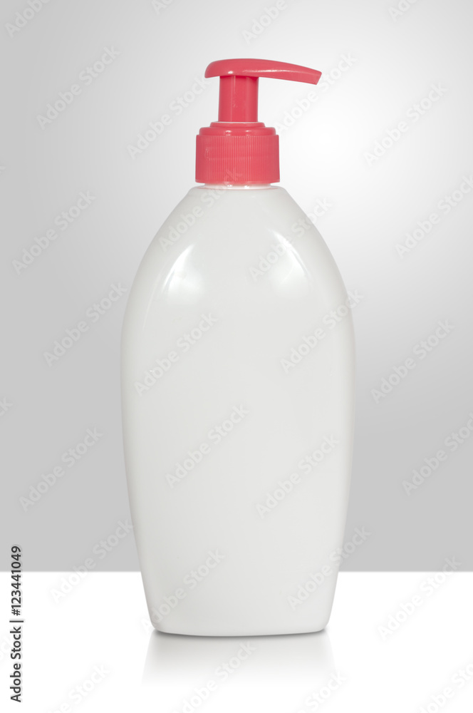 bottle of liquid soap on white background bottle of liquid soap on white background