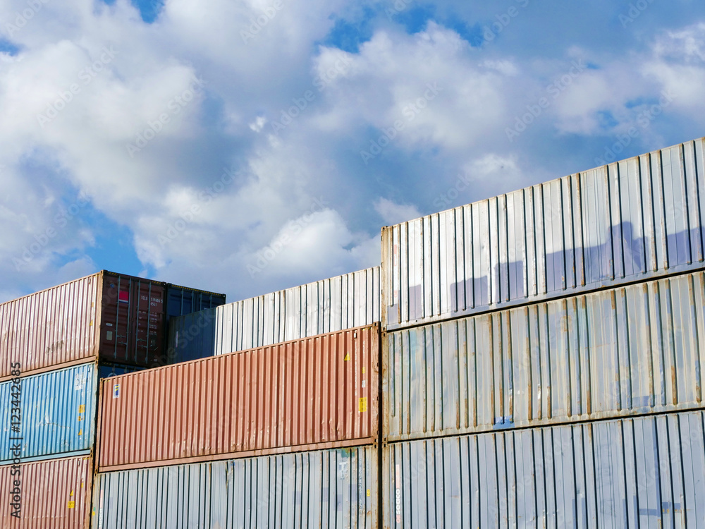 Fototapeta premium Containerwand
