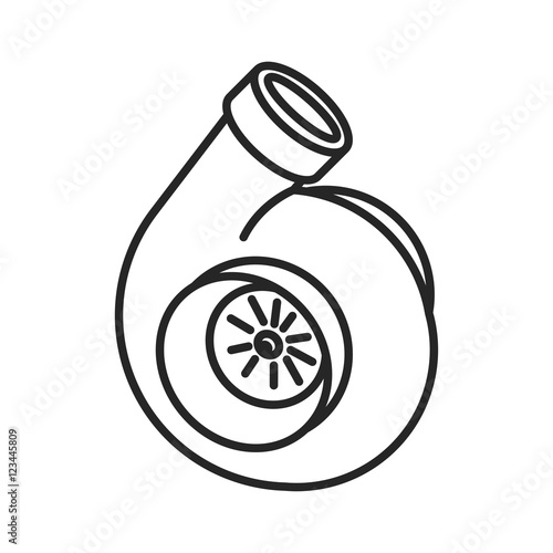 lines turbine icon