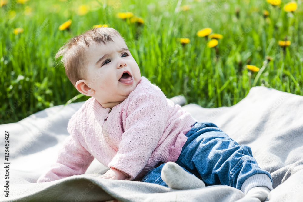 Little girl having fun. Little girl having fun.
