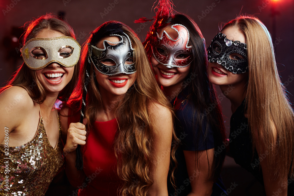 Obraz premium Mask party